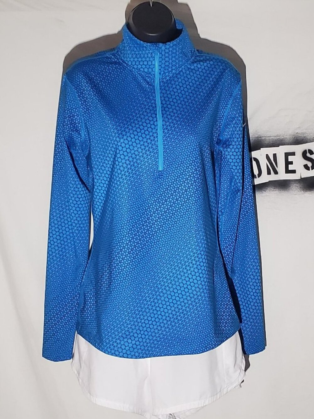 Nike Pro Dri-Fit Zip Pullover Sz L women's